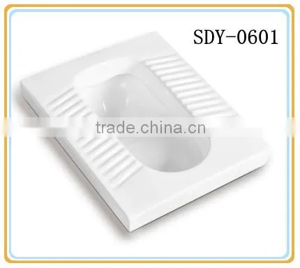High quality ceramic wc toilet bathroom squatting pan