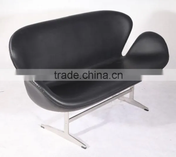 Salon Furniture Waiting Sofa Swan Leisure Loveseat photo-2
