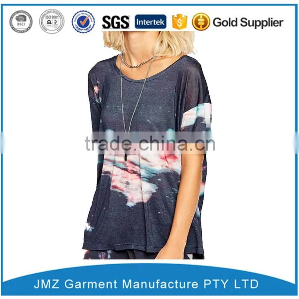 Fashion Printed Black Unisex Tshirt photo-2
