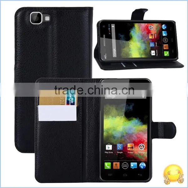 Luxury Flip PU Leather Cover For Frane Wiko Rainbow Highway Birdy Stairway IGGY Wax Ozzy Lenny Wallet Leather Bag photo-4