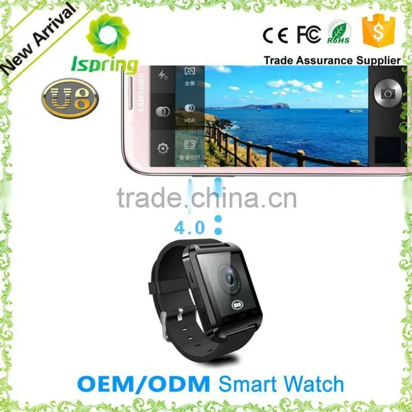 New Fashion Touch Screen Silicone Band U8 Pro Smart Bluetooth Watch photo-5