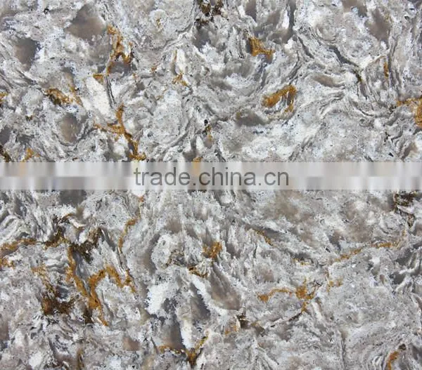 Beautiful Pattern Agglomerated Quartz Slab