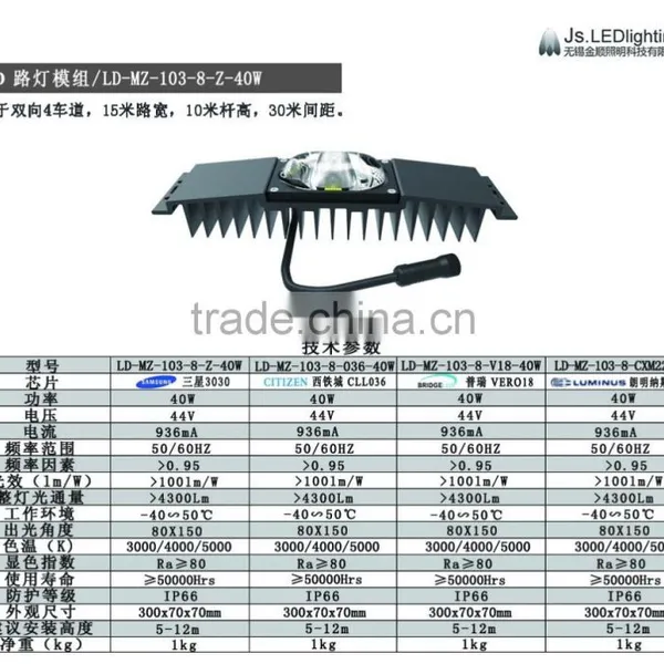40W IP67 High Luminous Led Street Light Module(LD-MZ-103-8-Z) photo-3