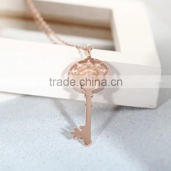 2016 New Design Key Of Life S925 Gold Simple Pendant SPG901Y photo-2
