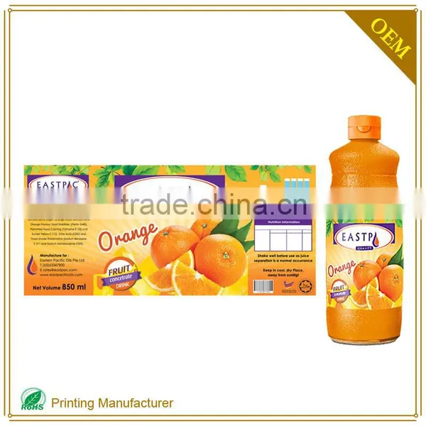 OEM Drink Bottle Printer Label Sticker Stickers For Honey Jars CMYK Printing Factory photo-6