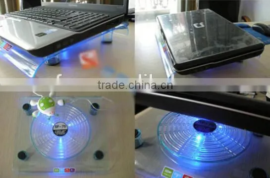 High Quality Colorful Notebook Laptop Cooling Stand With Led Light photo-4