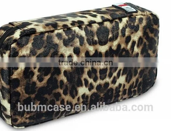 Fashion 64 Capacity Leopard Grain PU Leather Cover CD DVD Bag CD DVD Storage Bag Car Disc Case photo-5