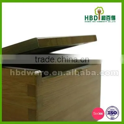 BSCI Factory High Quality Bamboo Wood Kitchen Tissue Box Wholesale photo-6