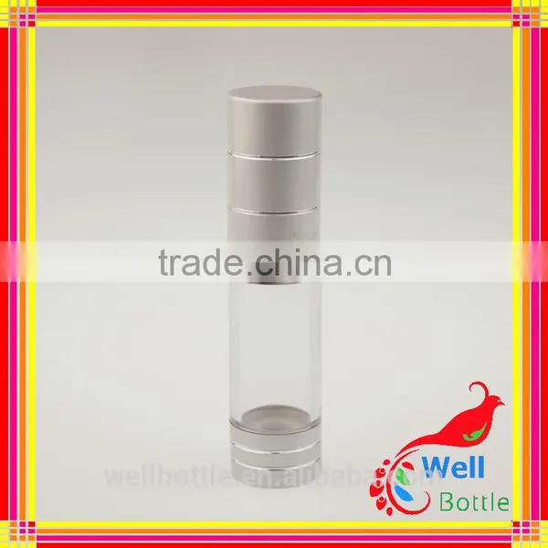 SGS Certificate Wholesale Square Rotary Cosmetic Airless Bottle Pump,Plastic 30ml Airless Bottle,Airless Pump Bottle 15ml photo-2