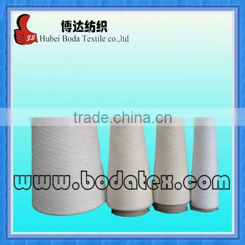 100% Virgin Polyester Spun Yarn Paper Cone Raw White Competitive Price and Good Quality Supplies in China photo-3