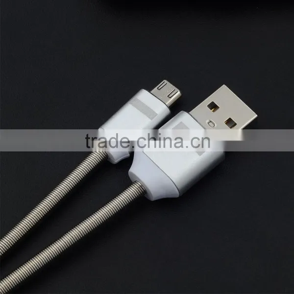 PNGXE 2016 Excellent Quality Exquisite Nylon Braided and Allumunum Alloy Cable for Iphone and for Samsung photo-4