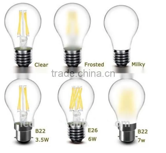 CE ROHS ERP 6W 800lm Led Bulb Filament E27 Led Filament Dimmable photo-3