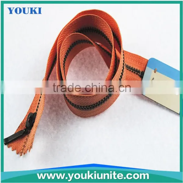 #3 Auto Lock Brass Metal Zipper