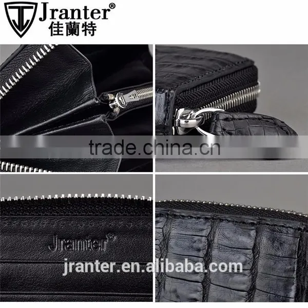 2016 Most Popular Mini Money Wallet Zipper Coin Purse Genuine Crocodile Leather Coin Wallet photo-2