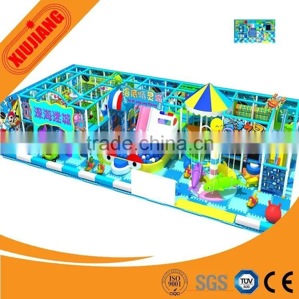 Safe Kids Indoor Play Structure Plastic Playground For Sale photo-3