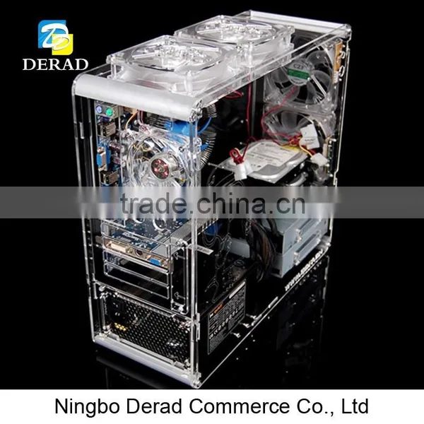 PC-A006M High Quality Acrylic Customized Vertical MATX Computer Case photo-3
