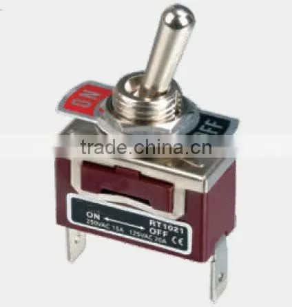 6.3 Termial Type Metal off on Toggle Switch 1021-C