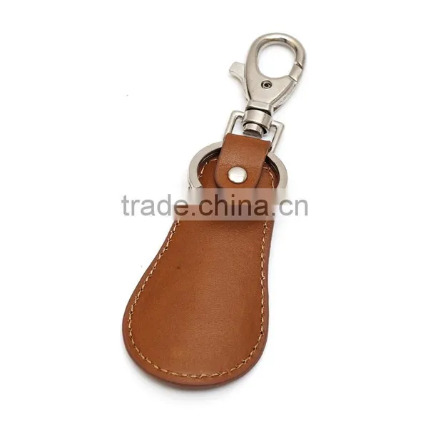Red Black Heart Shaped HandBest Selling Metal Leather Keyring /Leather Key Chain/Leather Keyfob photo-3