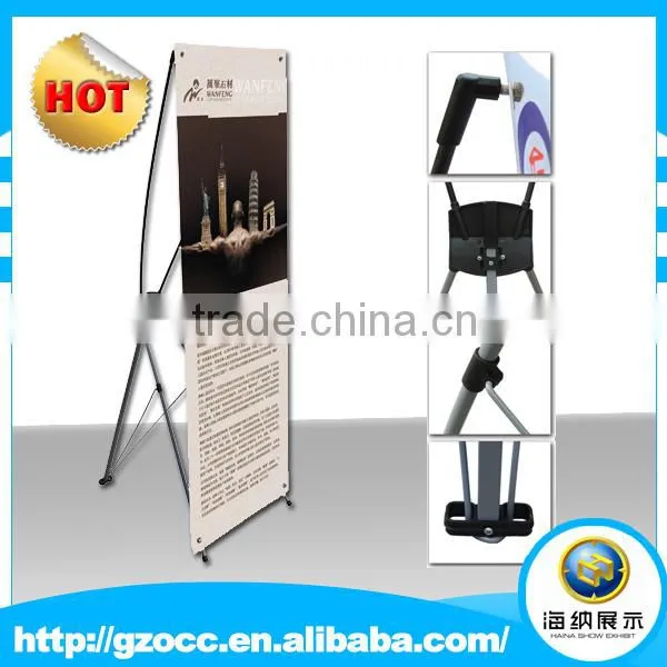 China Custom Factory Manufacturer Folding Stand Advertising Display Promotional Strengthen Iron Pole x Banner With Low Price