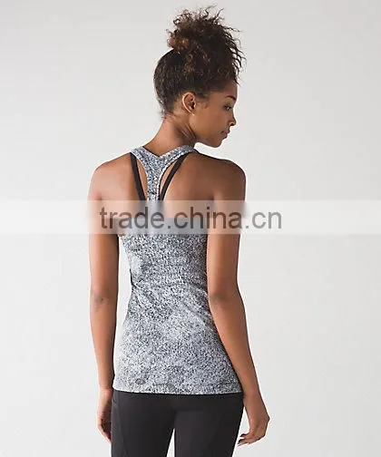 Ladies Custom Fitness Women Tank Top Women Gym Singlet photo-2