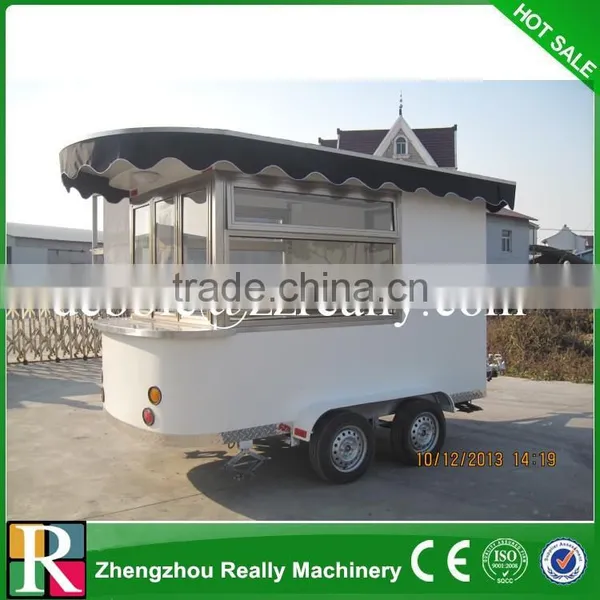 Used Truck Trailer Mobile Food Trailer With Wheels With CE Approved photo-2