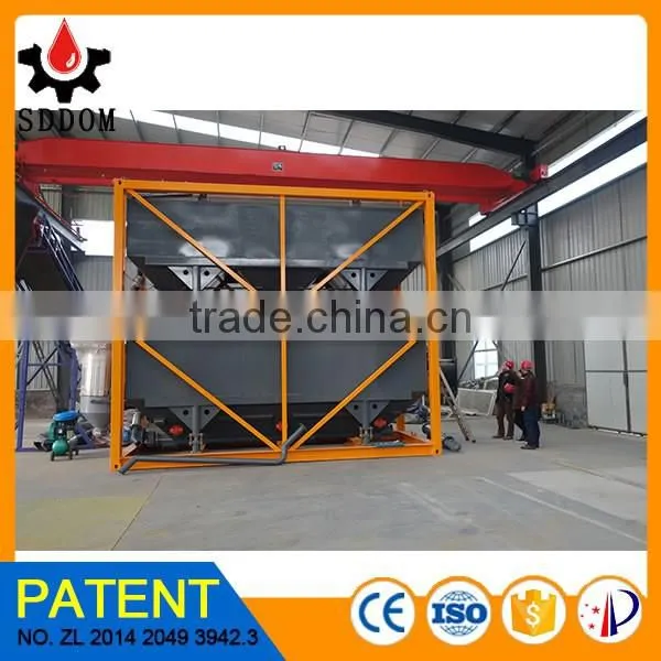 New arrival horizontal mobile cement silo with silo design code
