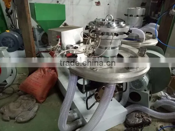 Double Layer Co-Extrusion Rotary Die ABA Plastic Film Blowing Machine photo-6