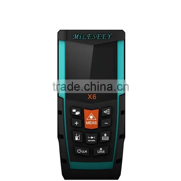 Mileseey 100m Handheld Laser Distance Meter Digital Laser Range Finder Laser Range Meter Laser Tape Measure X6 photo-6