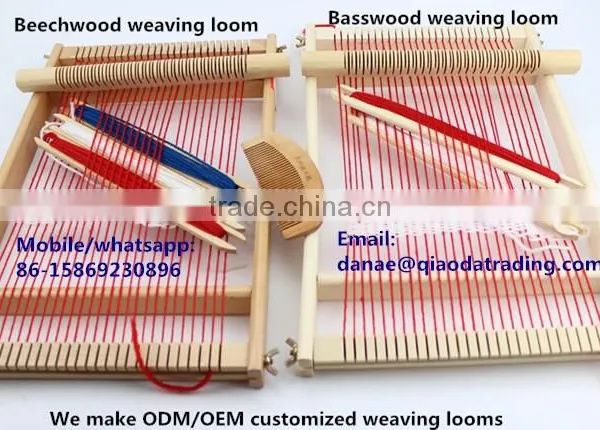 China Factory Customize ODM OEM Knitting Toy Wooden Weaving Loom photo-2
