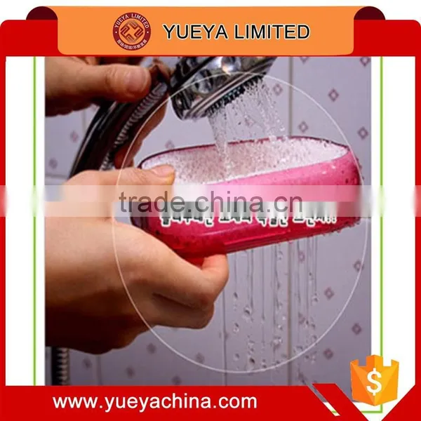 Coloured O2 Shaped Multi Function Soap Dish With Sponge photo-3
