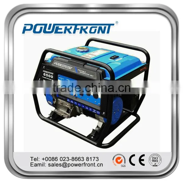 50hz 60hz 420cc Air Cooled 6.5kw 15hp Portable Gasoline Generator for Sale photo-2