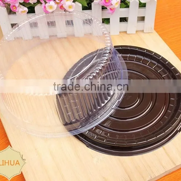 Clear Disposable Plastic Cake Container Box Accept Custom photo-2