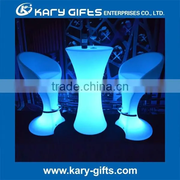 LED FURNITURE LIGHTING OUTDOOR HIGH BAR TABLE DESIGN photo-3