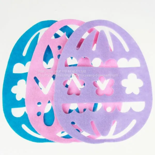 Felt Easter hang egg decoration