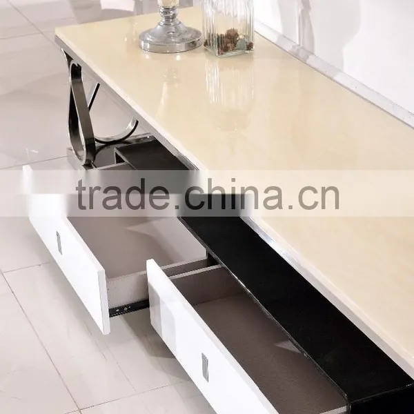E387 Modern Living Room tv Cabinet Designs Luxury tv Stand photo-2