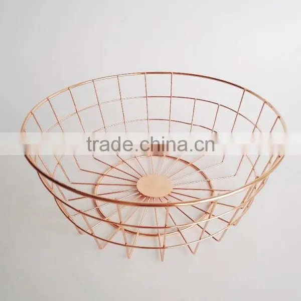 Jiangmen Factory Fashion Design Storage Metal Wire Fruit Basket Hanging Wire Fruit Basket photo-6