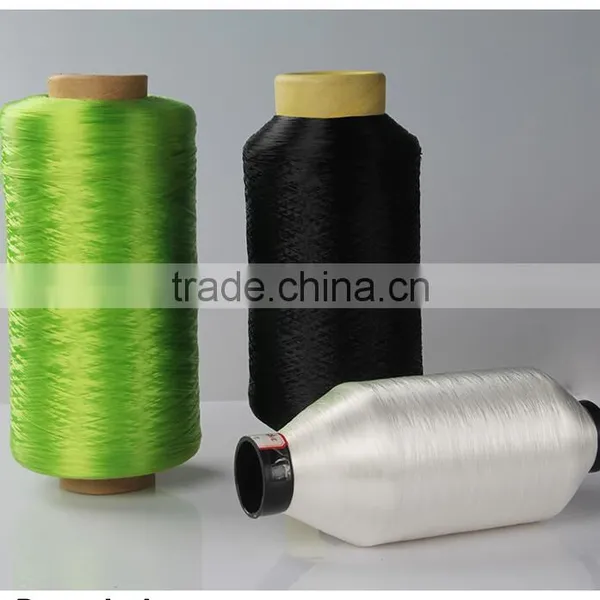 High Tenacity 100% Black Color Nylon Twisted Yarn 150D-2500D for Knitting Webbing photo-2