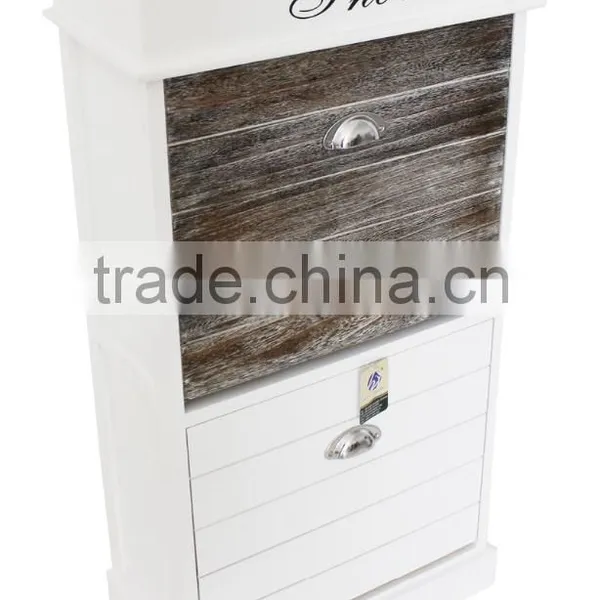 Home Storage Organizer Portable Easy Clean Wood Shoe Cabinet Shoe Storage Rack photo-2