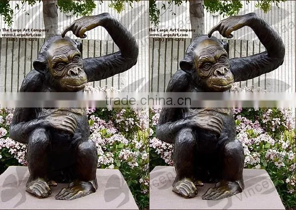 High Quality Monkey Bronze Statue With Low Price photo-2