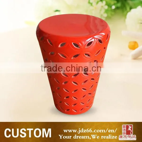 Professional Customize Porcelain Table Garden Ceramic Ottoman Stool