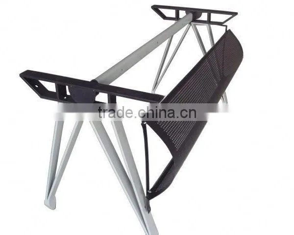 Factory Price Custom Made Leg Frame Modern Office Reception Desk photo-5