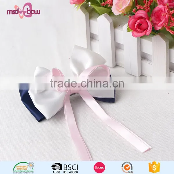 Fashion Design Ribbon Bow Alligator Korean Hair Clip for Girls photo-2