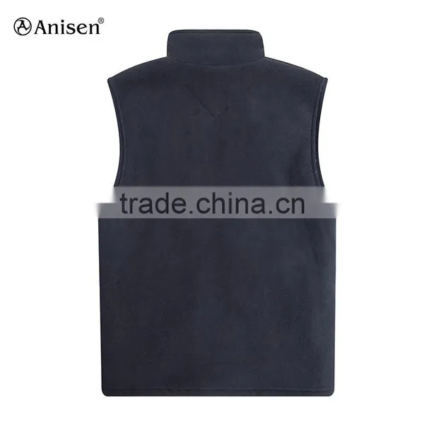 Wholesale Custom Oem Polar Fleece Outdoor Men Vests photo-2