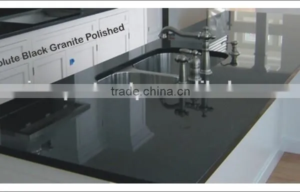 Black Color Indian Absolute Black Granite photo-4