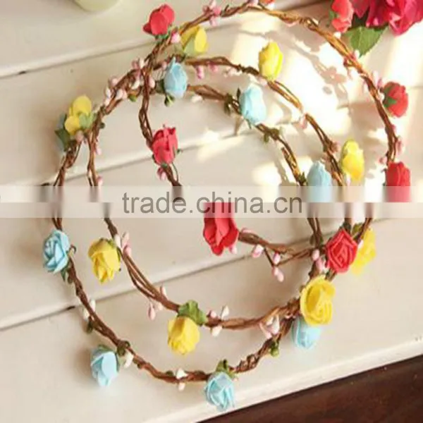 Weding Flower Bridal's Head Hair Wreath Hair Accessory photo-4