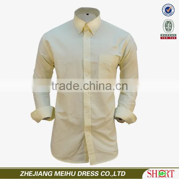 2017 New Design Autumn Oxford Men's Slim Fit Shirt photo-2