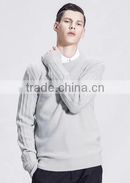 2017 Oem Long Sleeve Clothing Pullover Cashmere Sweater Mens for Wholesale photo-3