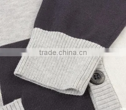 New Cool Long Sleeve Knitted V Neck Cap Sweater Men for Hot Selling photo-6