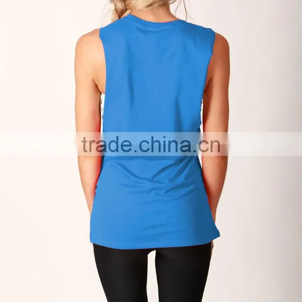 2016 Guangzhou Summer 100% Bamboo Fiber Printed Plain Dyed Wholesale Tops For Women photo-3