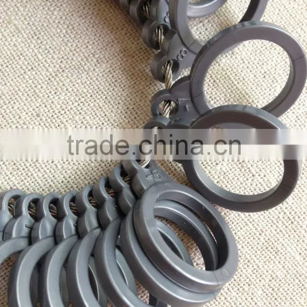 US Ring Sizes 3-13 Plastic Round Finger Gauge Sizers Plastic Ring Jewelers Measuring Tools US Ring Sizer Finger Gauge With Half photo-3